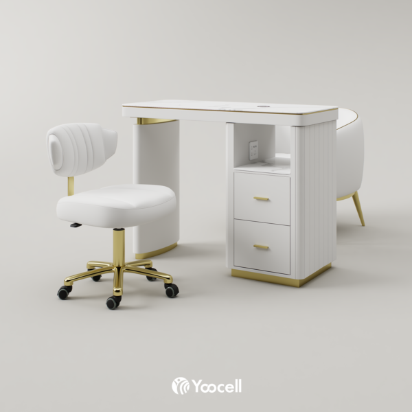 Yoocell Manicure Table, Chair & Stool Set AG1850 - Yoocell